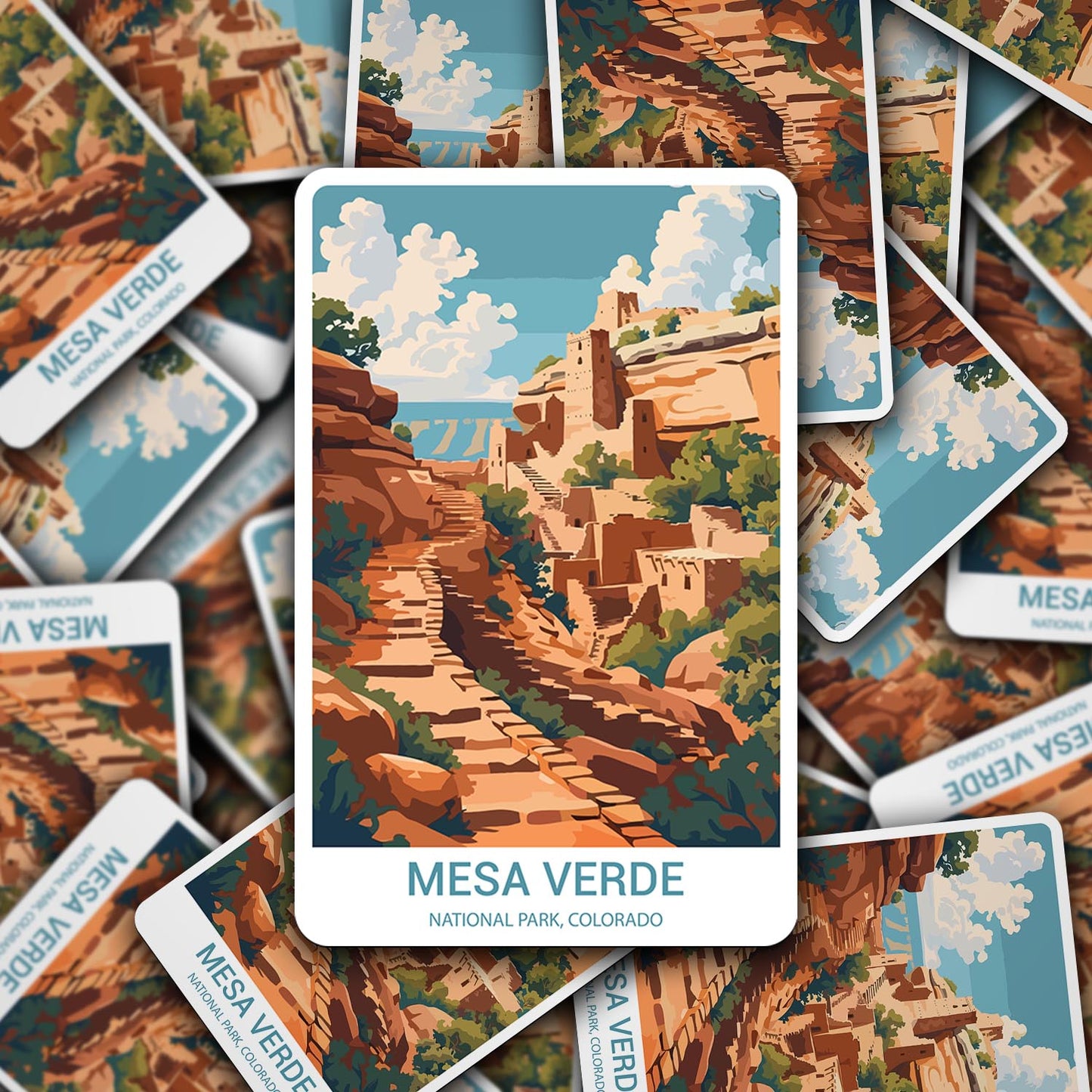 Mesa Verde National Park Sticker – Durable Vinyl Sticker