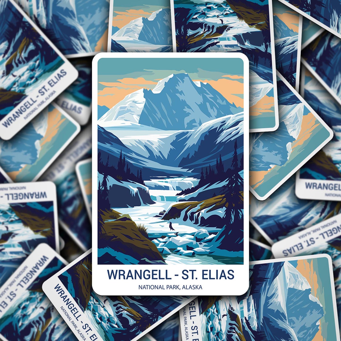 Wrangell - St. Elias National Park Sticker – Durable Vinyl Sticker