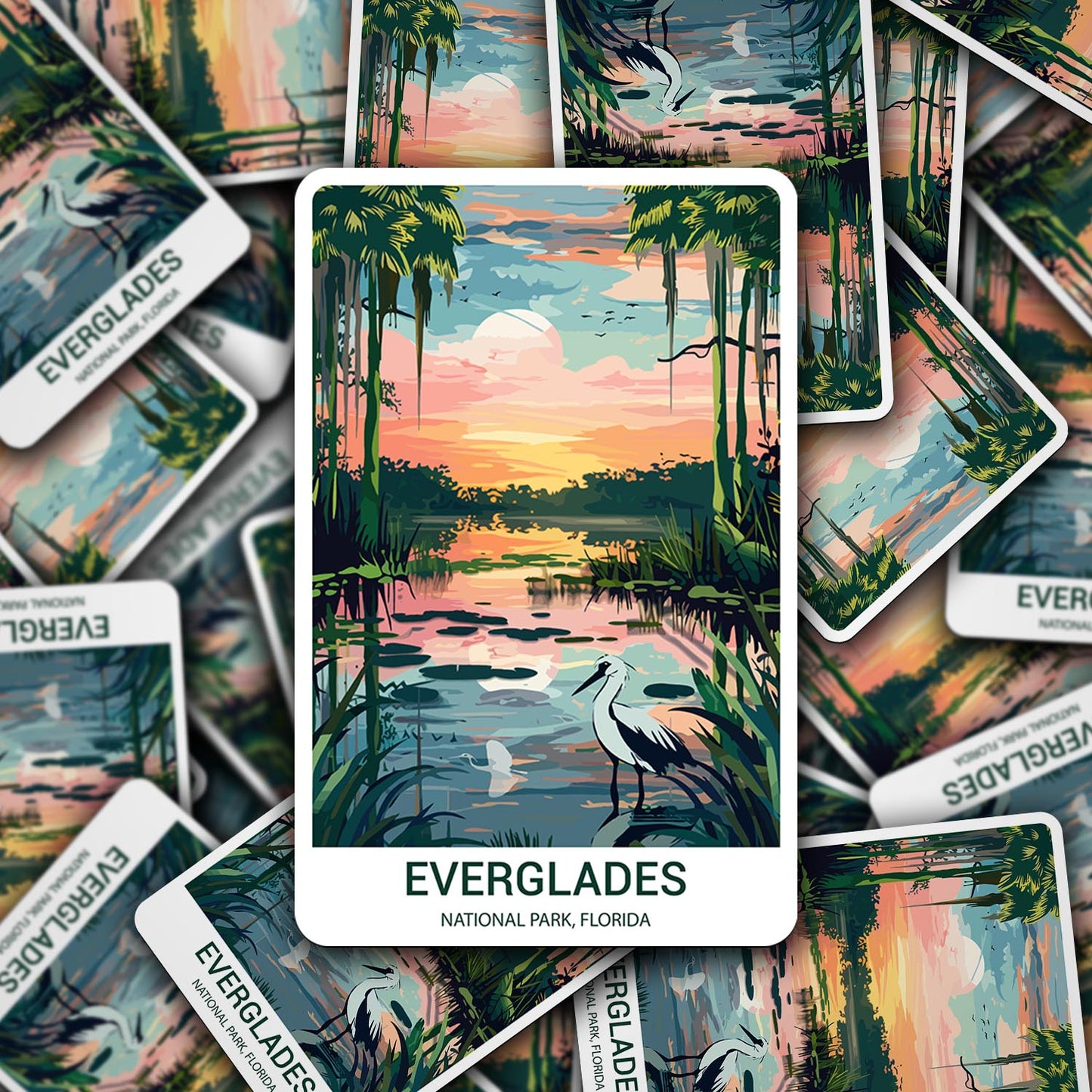 Everglades National Park Sticker – Durable Vinyl Sticker