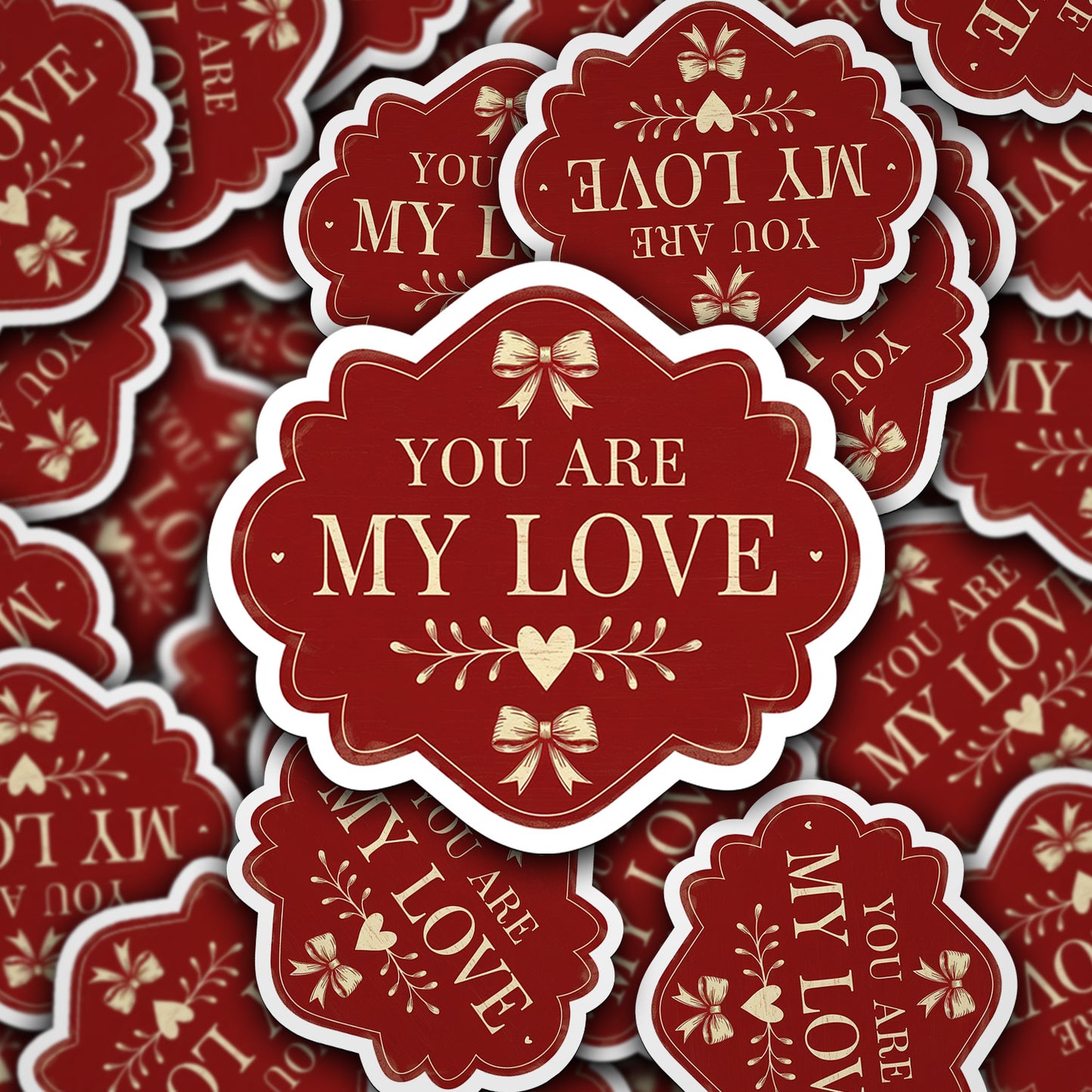 You Are My Love Vinyl Sticker
