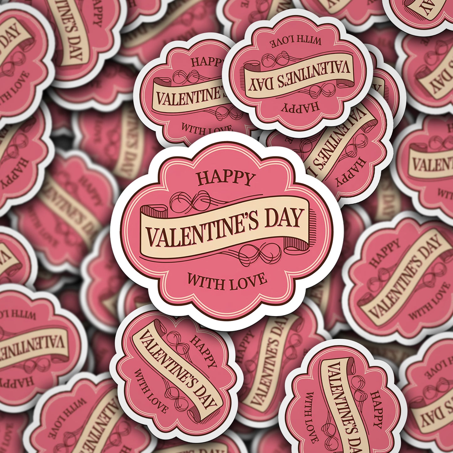 Happy Valentine’s Day Vinyl Sticker