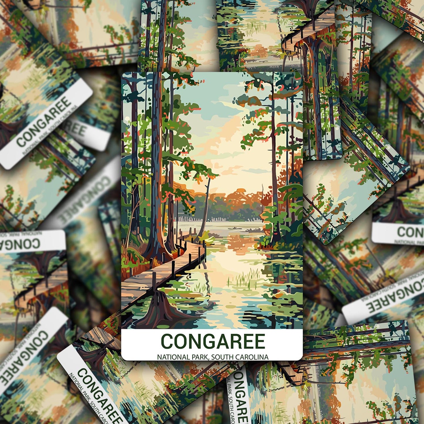 Congaree National Park Sticker – Durable Vinyl Sticker