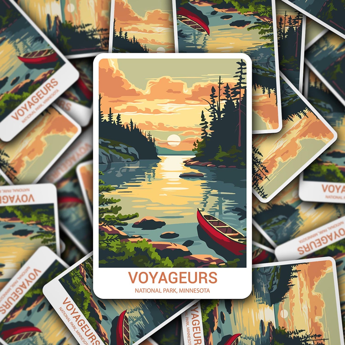 Voyageurs National Park Sticker – Durable Vinyl Sticker