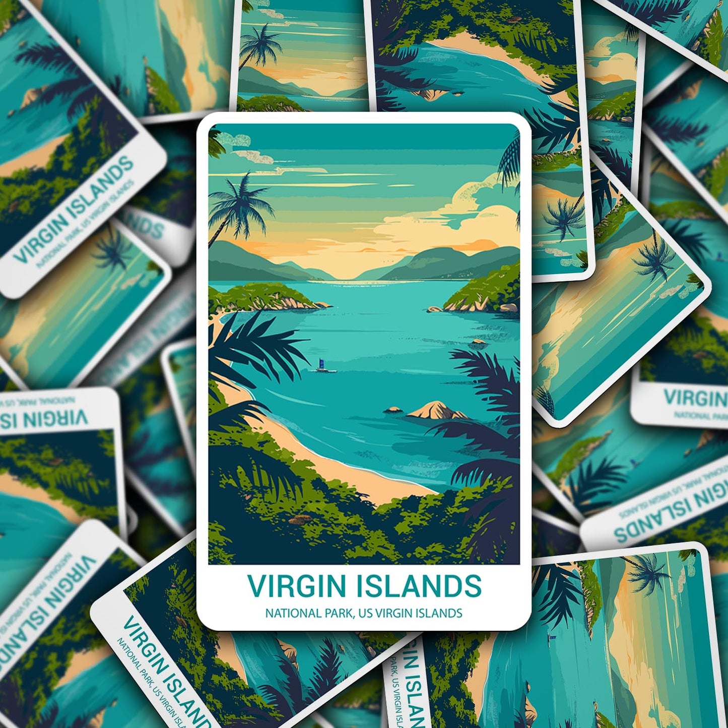 Virgin Islands National Park Sticker – Durable Vinyl Sticker