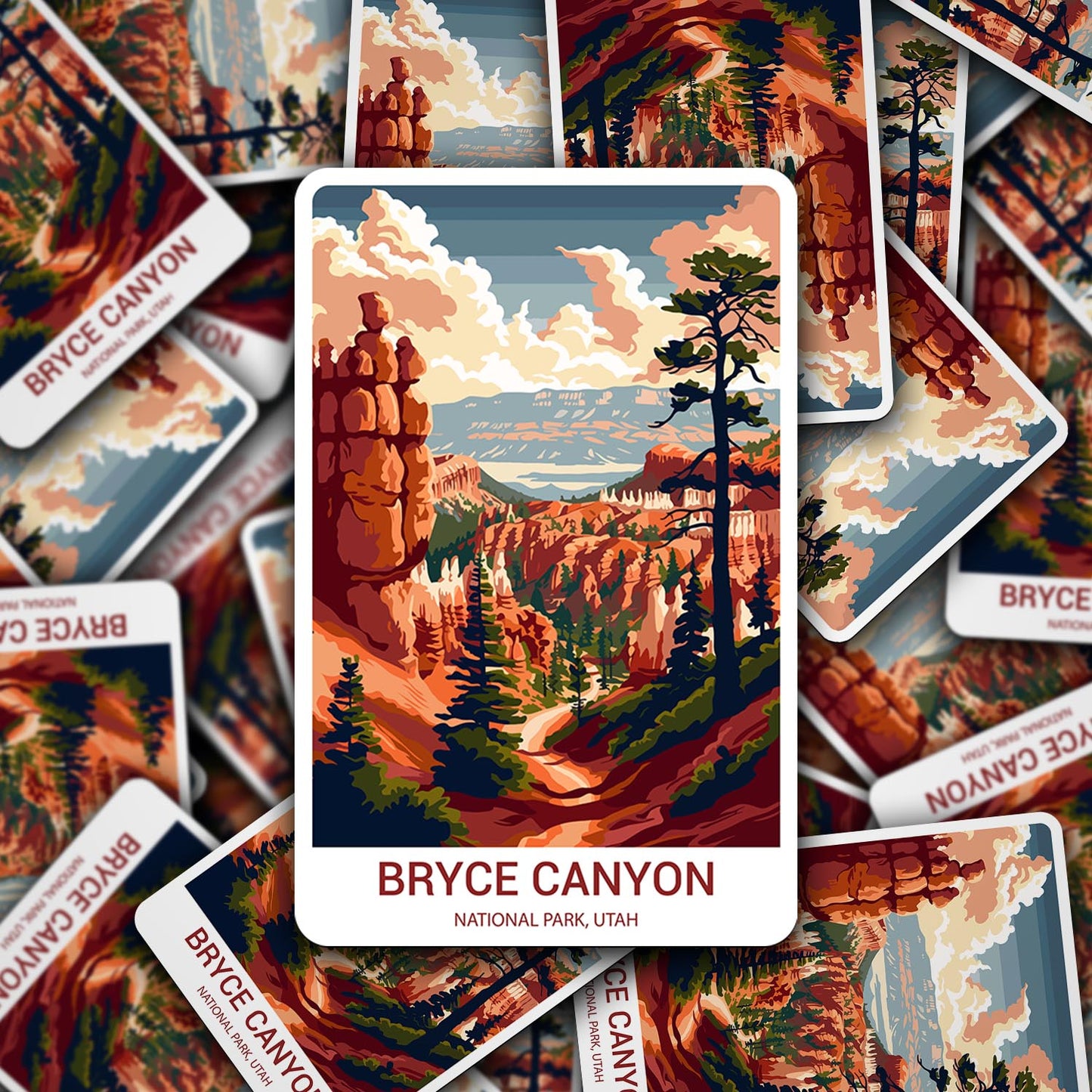 Bryce Canyon National Park Sticker – Durable Vinyl Sticker