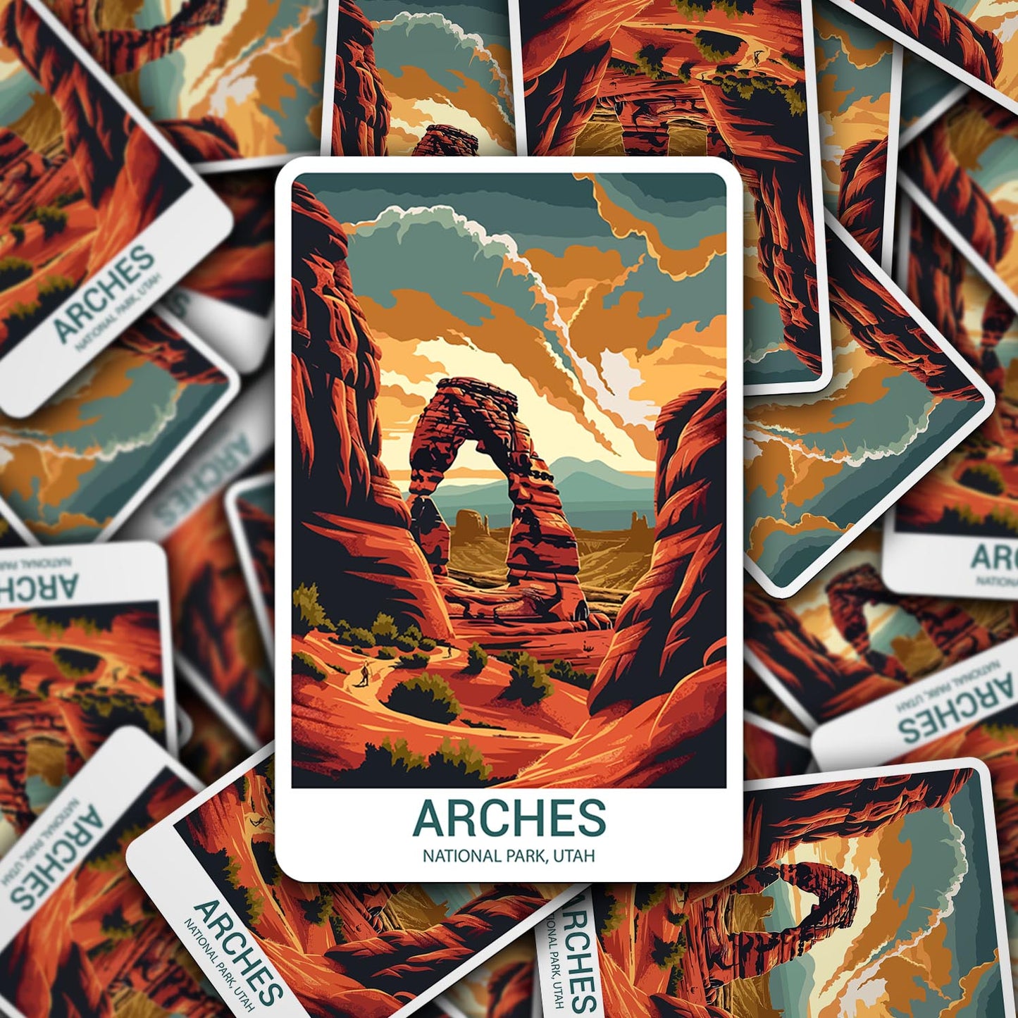 Arches National Park Sticker – Durable Vinyl Sticker