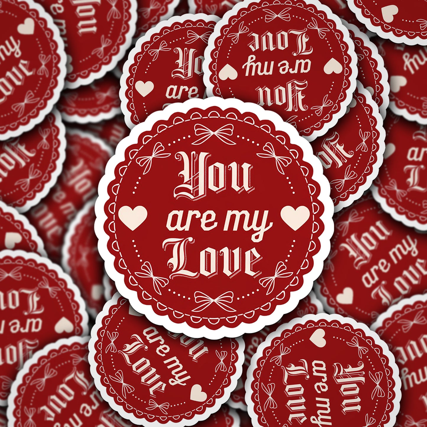 You Are My Love Vinyl Sticker