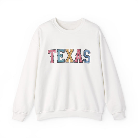 Texas collegiate letters sweatshirt