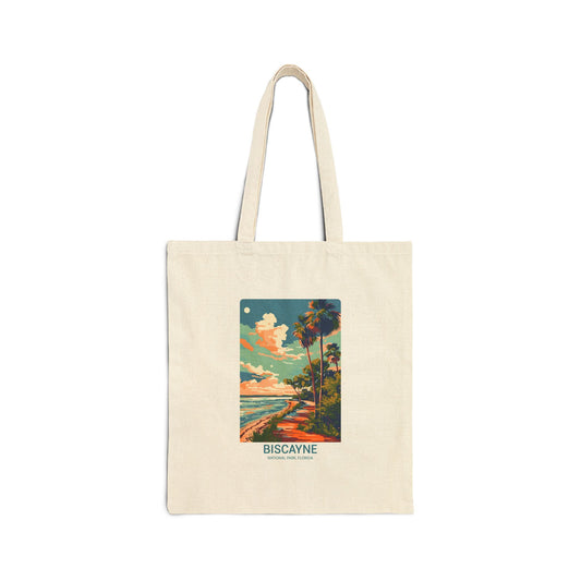 Biscayne National Park Vintage Poster Cotton Tote