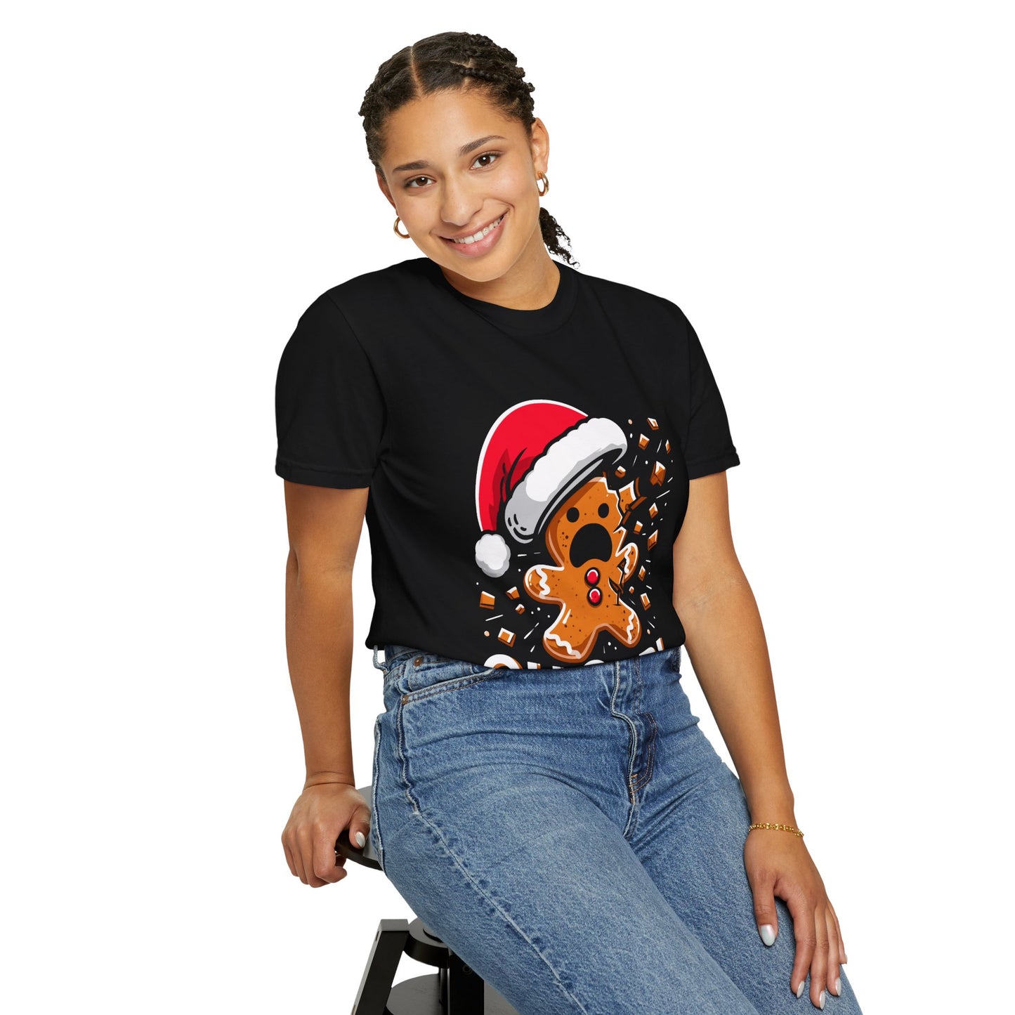 Oh Snap Gingerbread Man T-Shirt – Fun Holiday Comfort Colors Tee