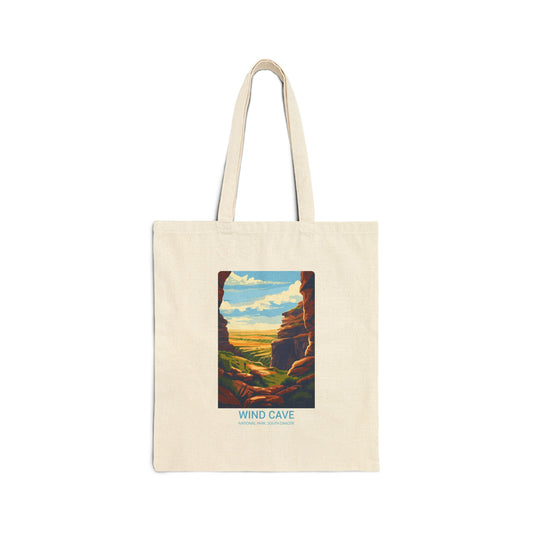 Wind Cave National Park Canvas Tote