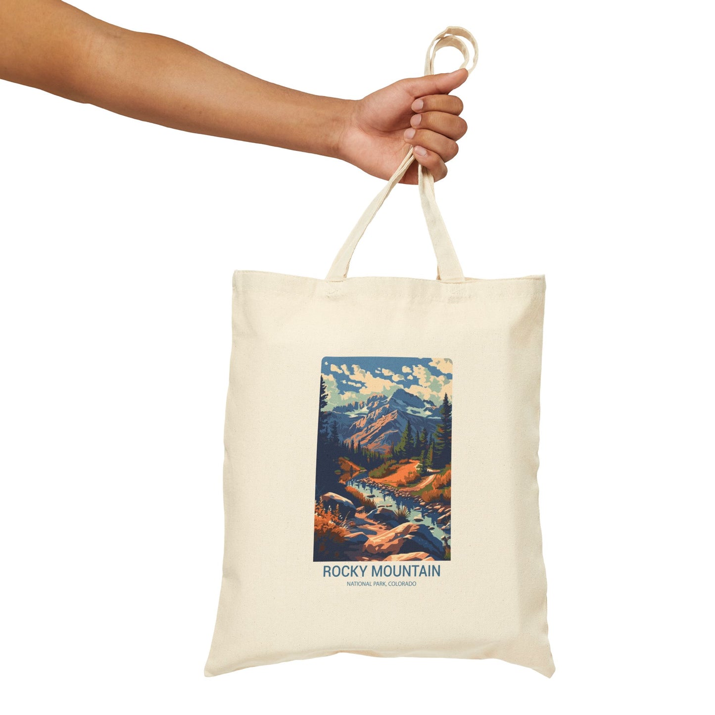 Rocky Mountain National Park Canvas Tote Bag