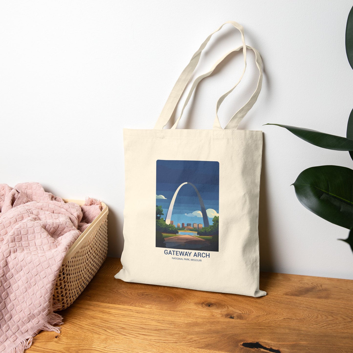 Gateway Arch National Park Canvas Tote Bag