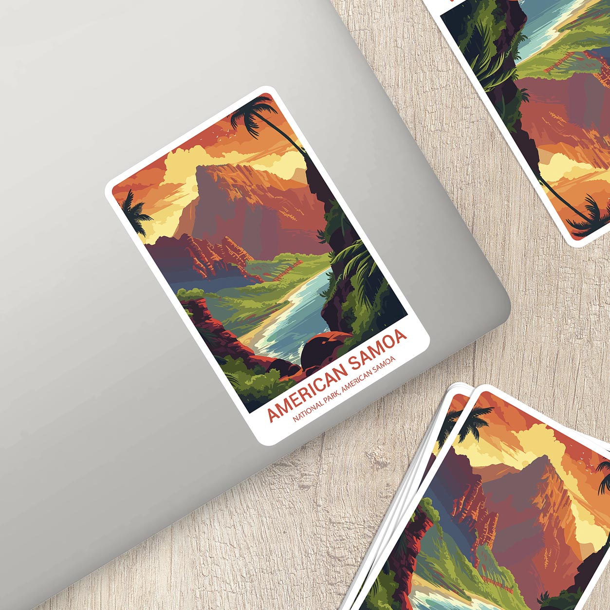American Samoa National Park Sticker – Durable Vinyl Sticker