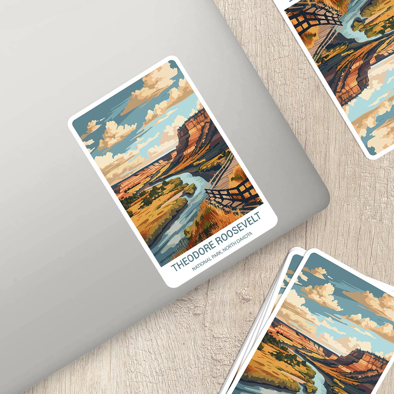 Theodore Roosevelt National Park Sticker – Durable Vinyl Sticker
