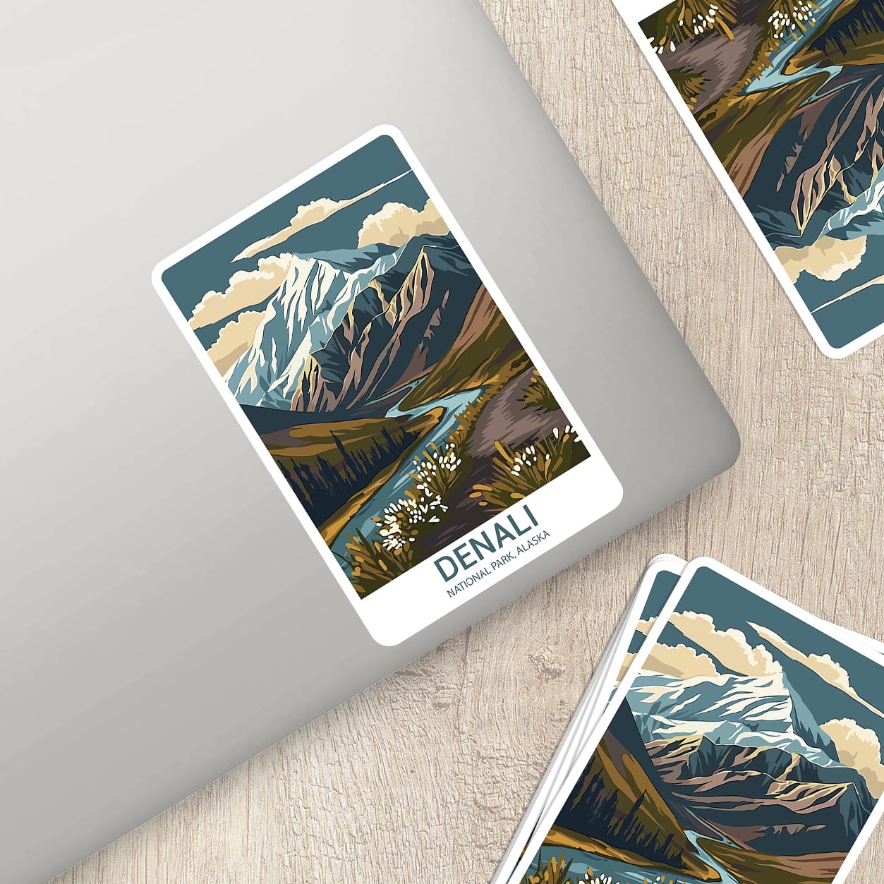 Denali National Park Sticker – Durable Vinyl Sticker