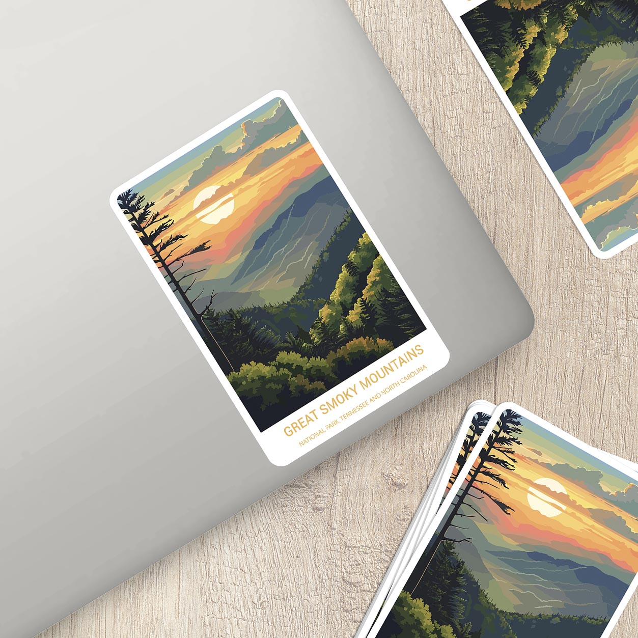 Great Smoky Mountains National Park Sticker – Durable Vinyl Sticker