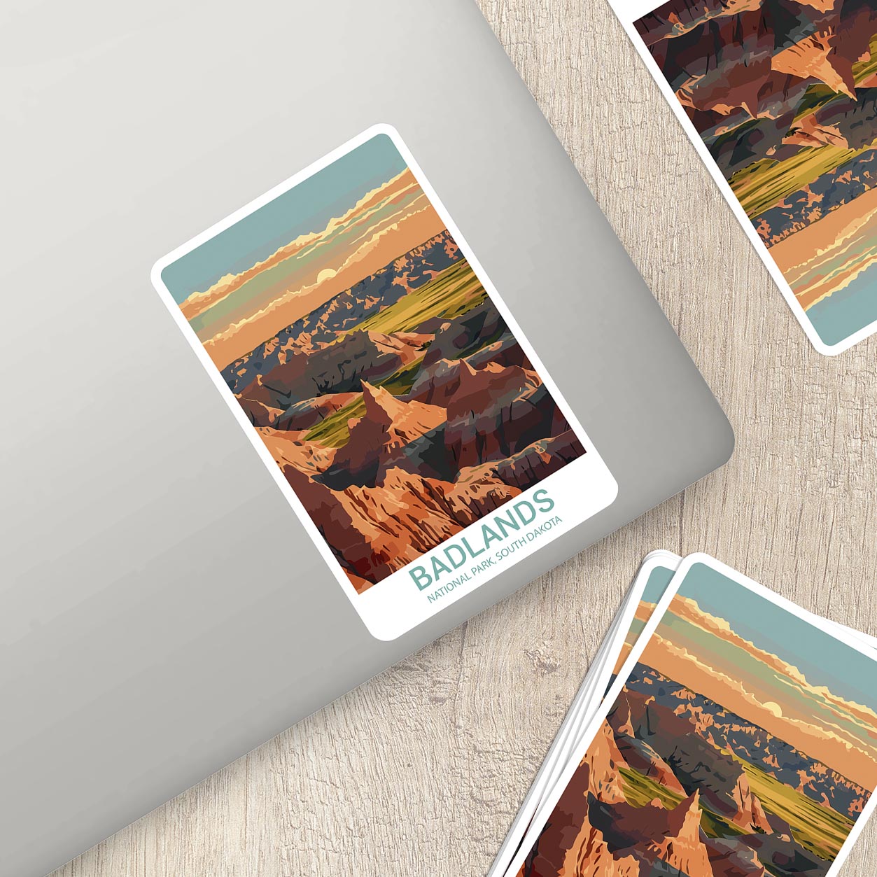 Badlands National Park Sticker – Durable Vinyl Sticker