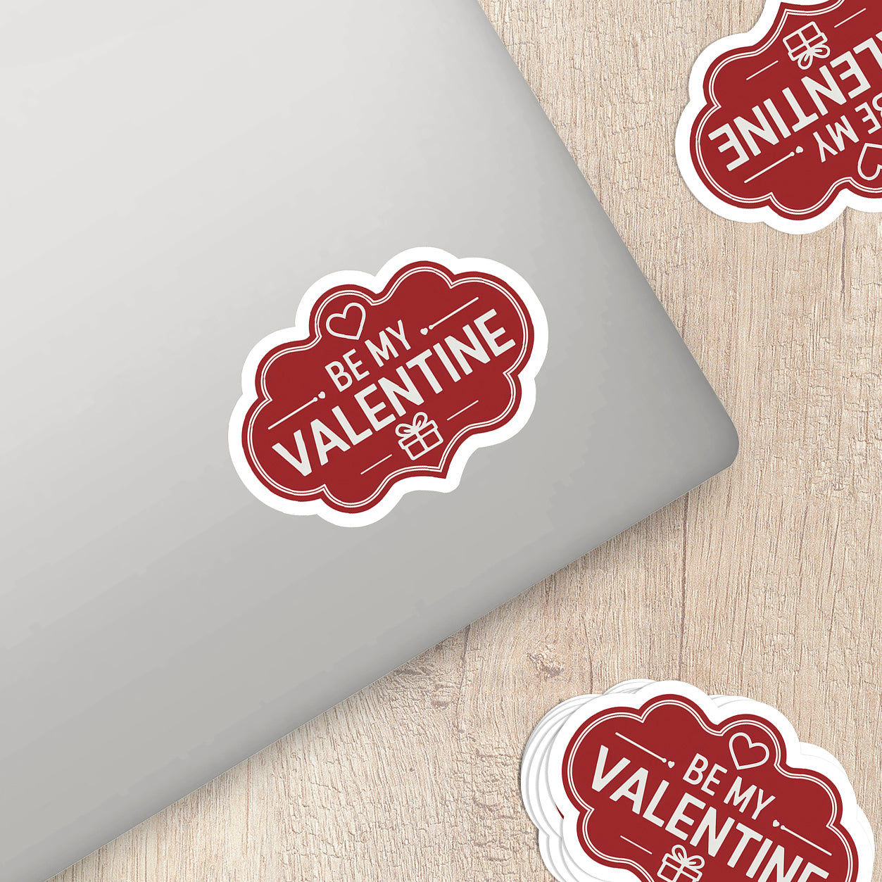 Be My Valentine Vinyl Sticker