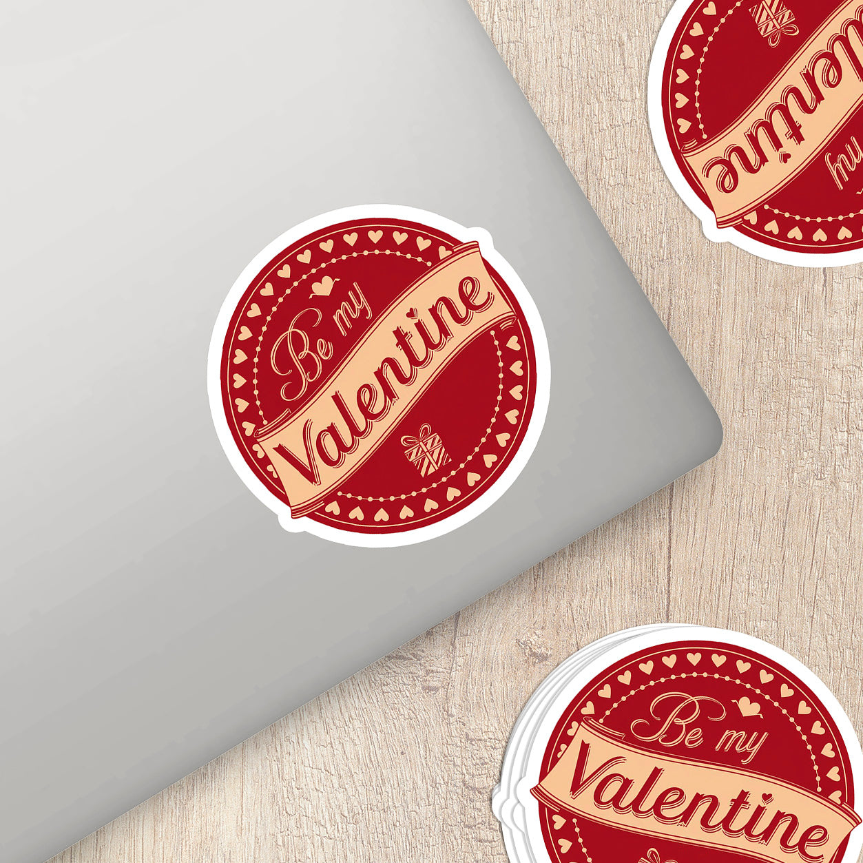 Be My Valentine Vinyl Sticker