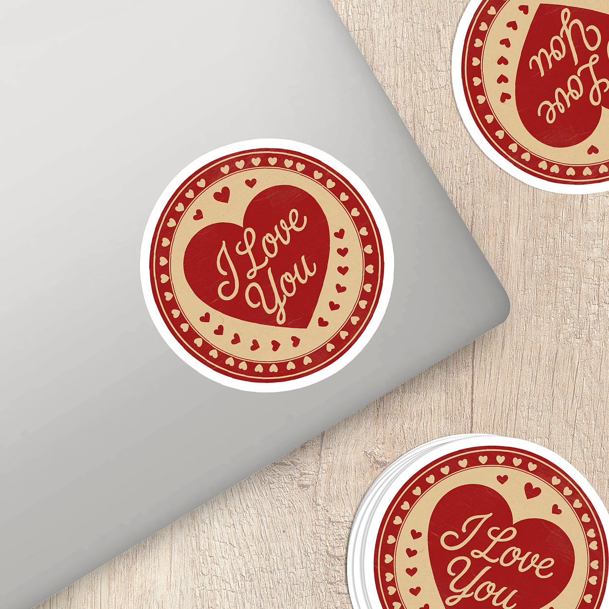 I Love You Vinyl Sticker