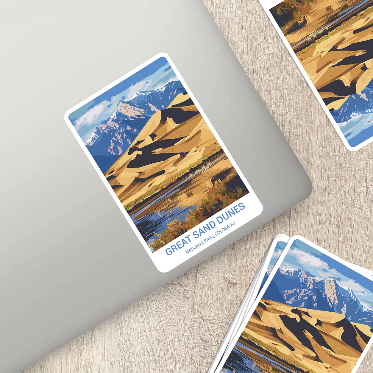 Great Sand Dunes National Park Sticker – Durable Vinyl Sticker