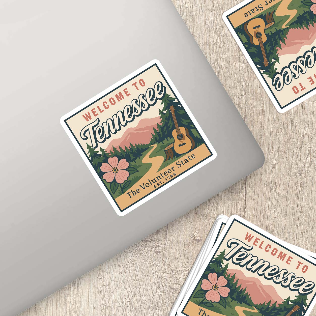 Welcome to South Dakota Vinyl Sticker – Vintage State Travel Decal (Copy)