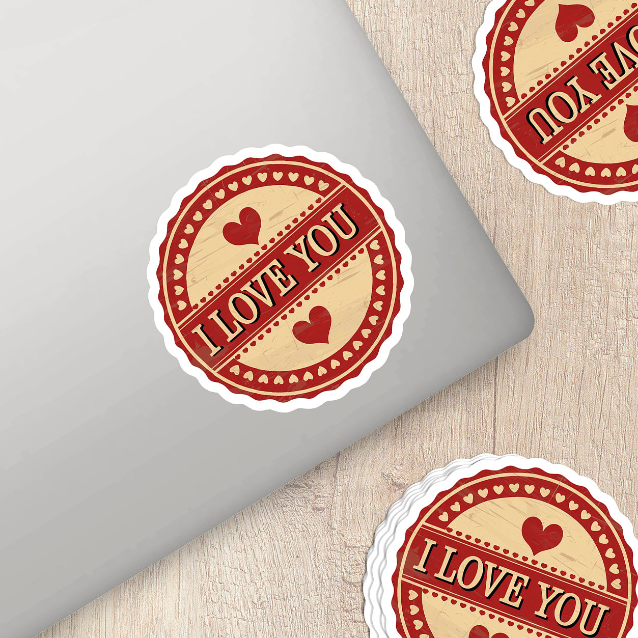 I Love You Vinyl Sticker