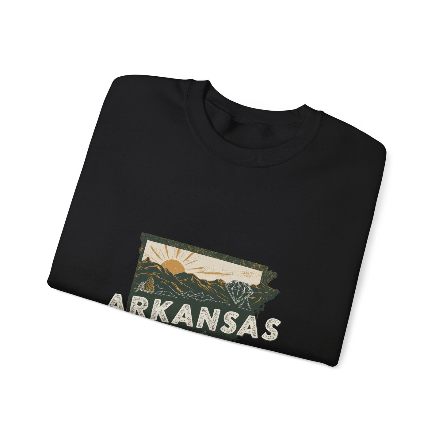 Arkansas Crewneck Sweatshirt | Vintage Outdoor Scenic