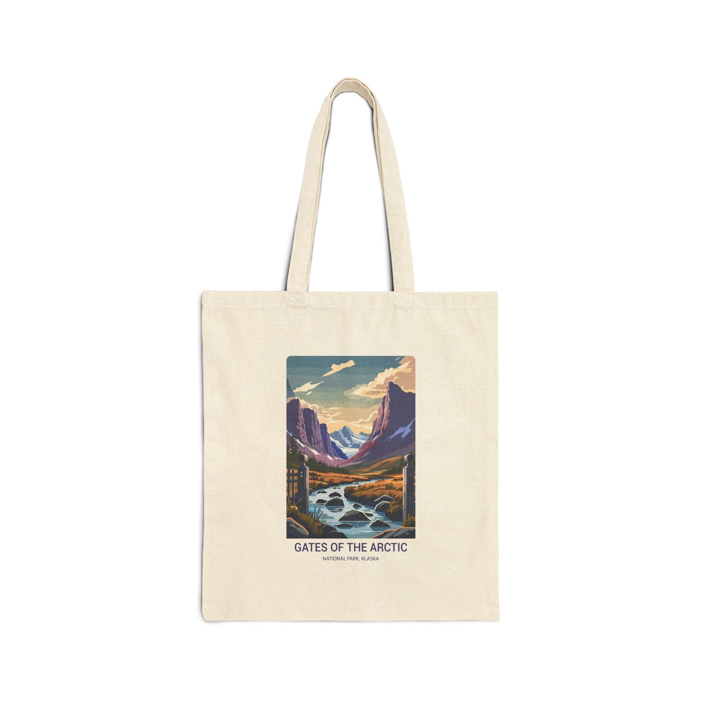 Gates of the Arctic National Park Canvas Tote Bag