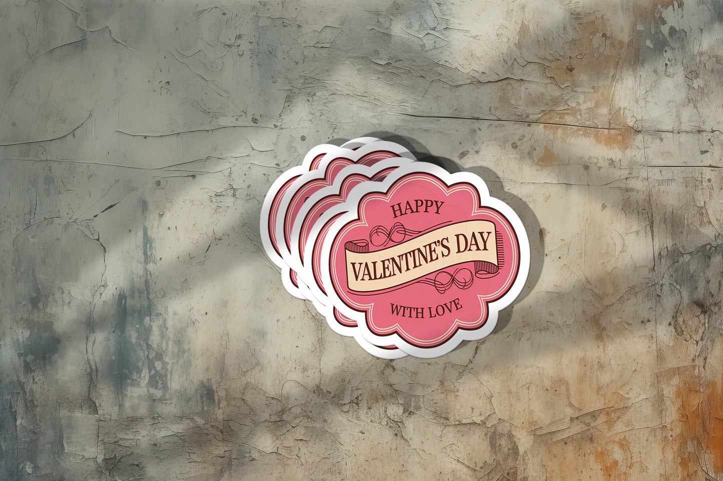 Happy Valentine’s Day Vinyl Sticker