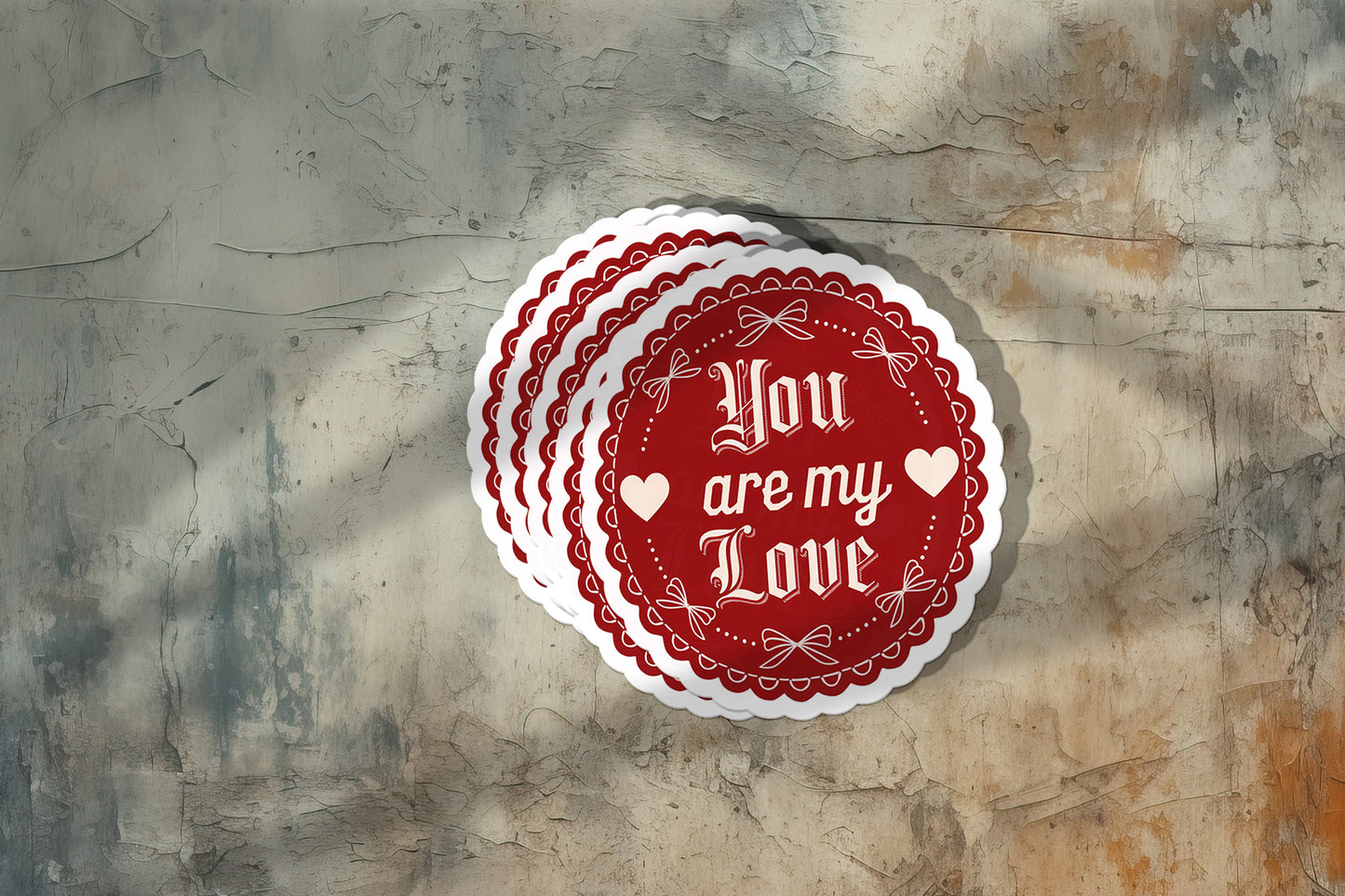 You Are My Love Vinyl Sticker