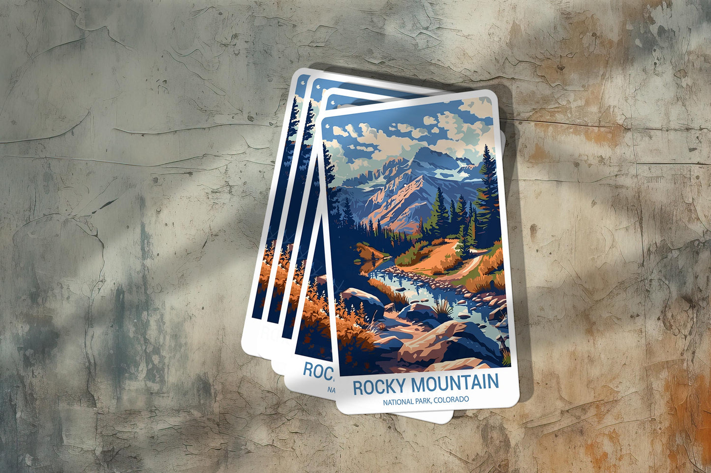 Rocky Mountain National Park Sticker – Durable Vinyl Sticker