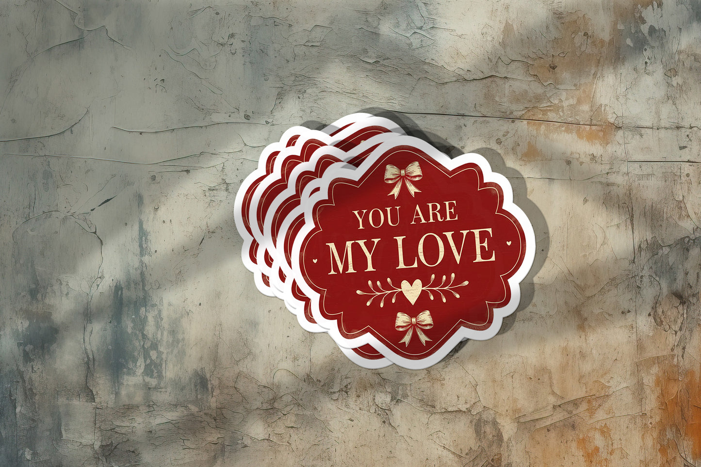 You Are My Love Vinyl Sticker