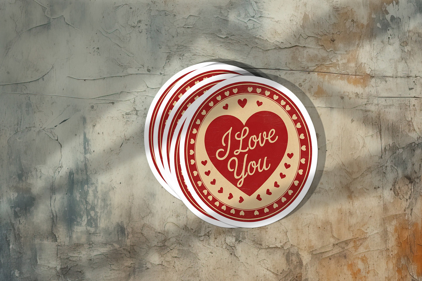 I Love You Vinyl Sticker