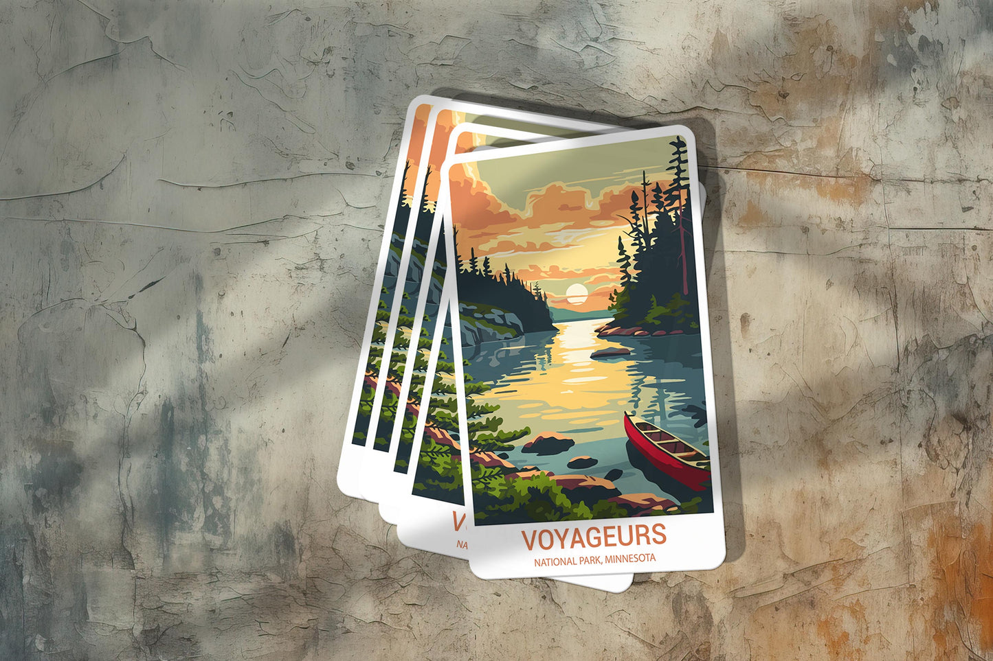 Voyageurs National Park Sticker – Durable Vinyl Sticker