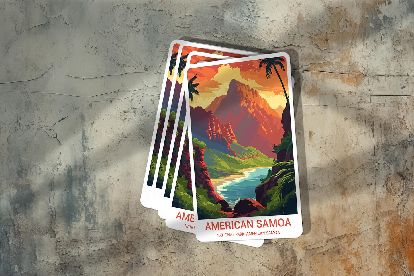 American Samoa National Park Sticker – Durable Vinyl Sticker