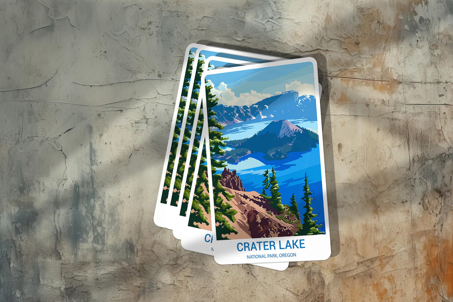Crater Lake National Park Sticker – Durable Vinyl Sticker