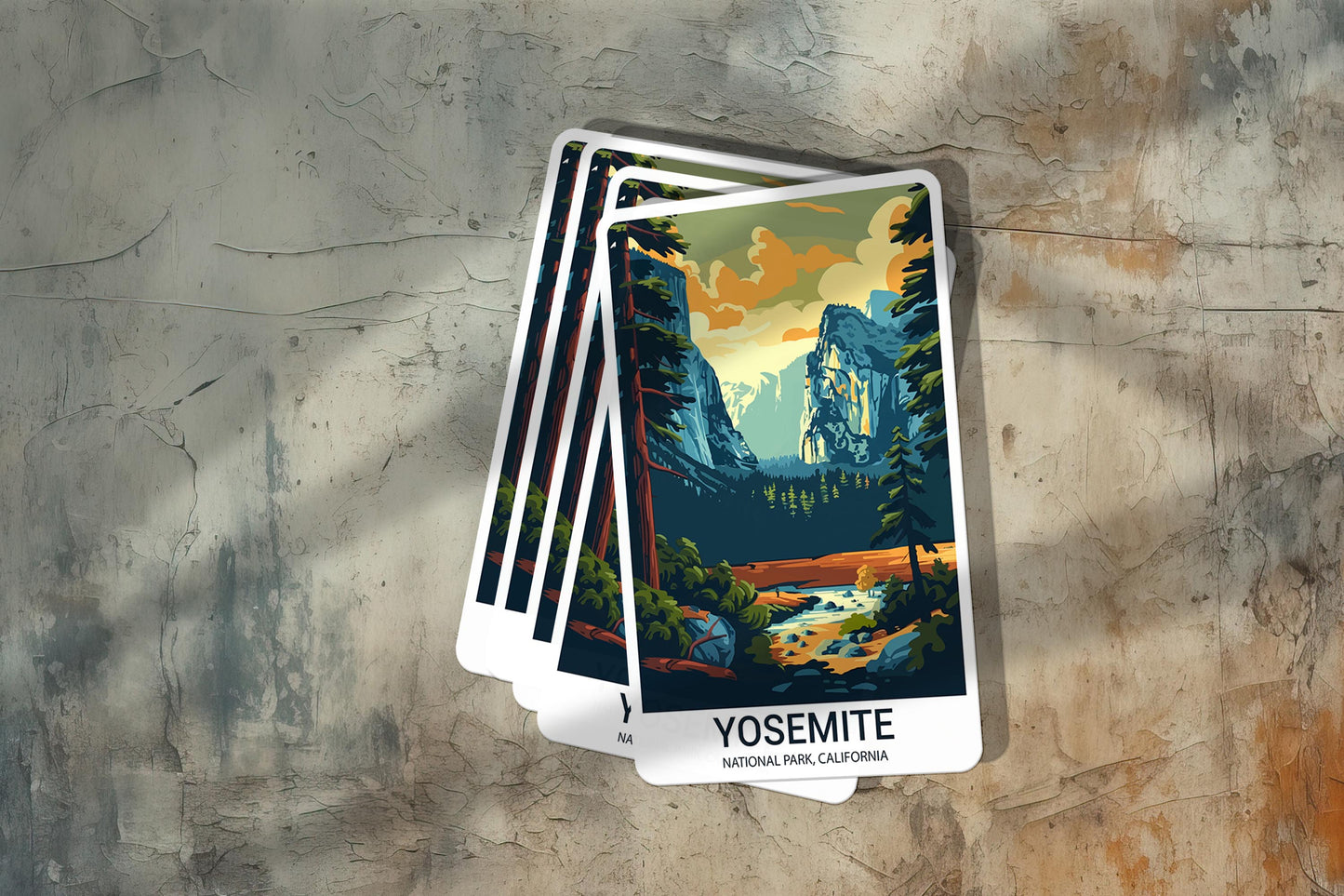 Yosemite National Park Sticker – Durable Vinyl Sticker