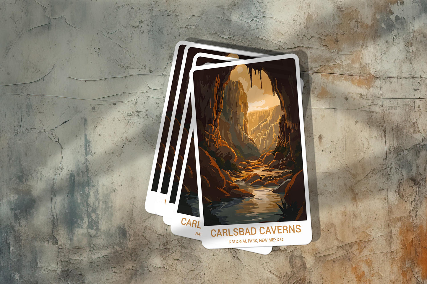 Carlsbad Caverns National Park Sticker – Durable Vinyl Sticker