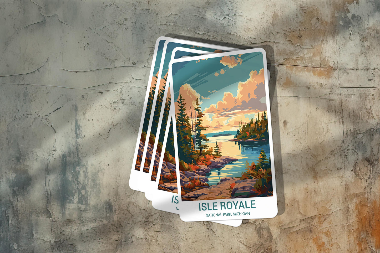 Isle Royale National Park Sticker – Durable Vinyl Sticker