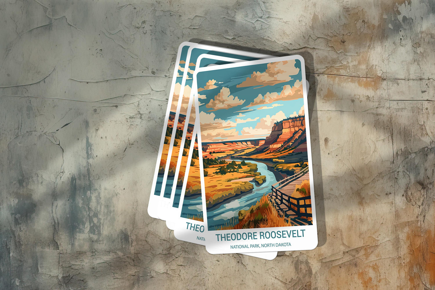 Theodore Roosevelt National Park Sticker – Durable Vinyl Sticker