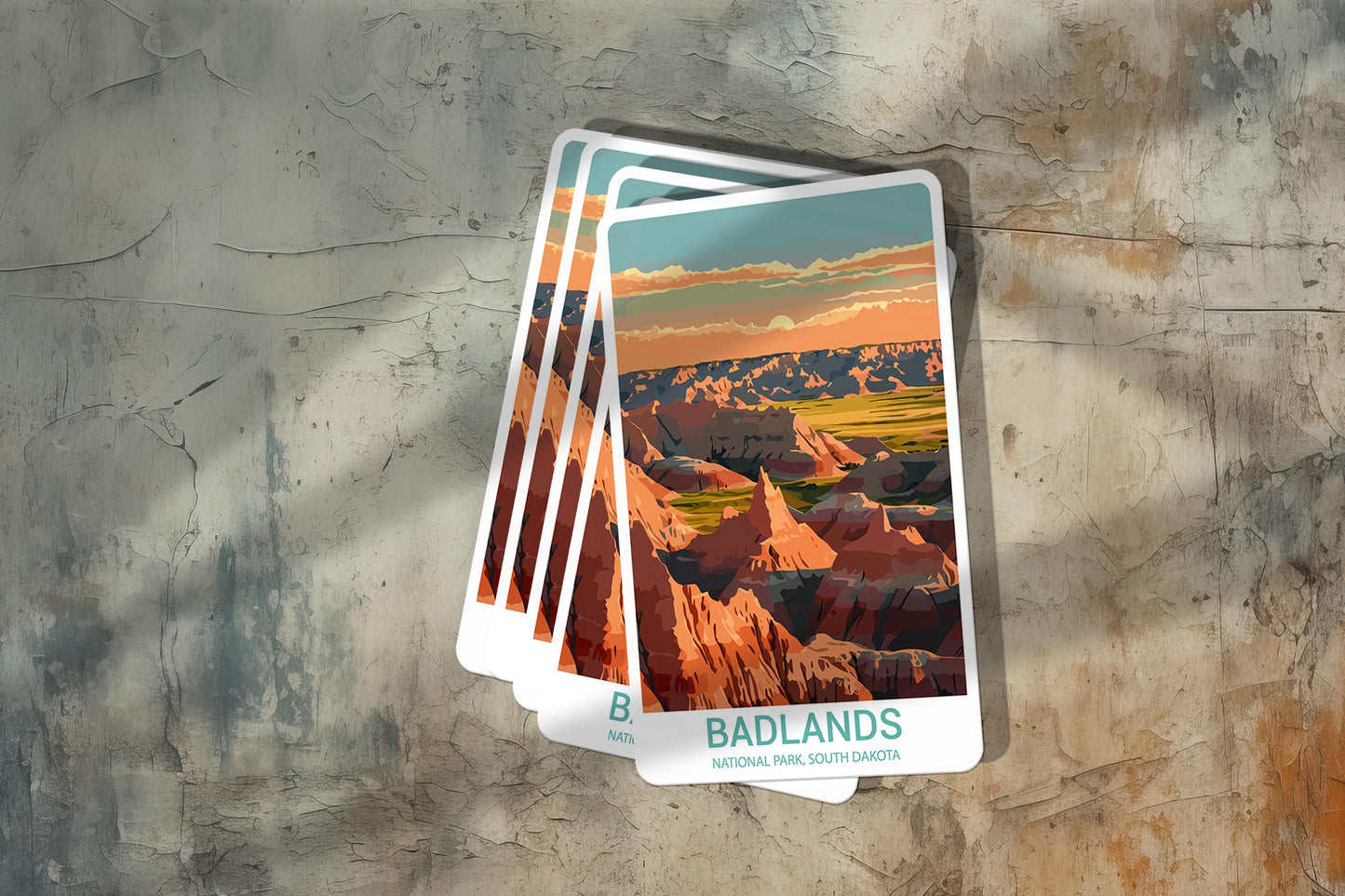 Badlands National Park Sticker – Durable Vinyl Sticker