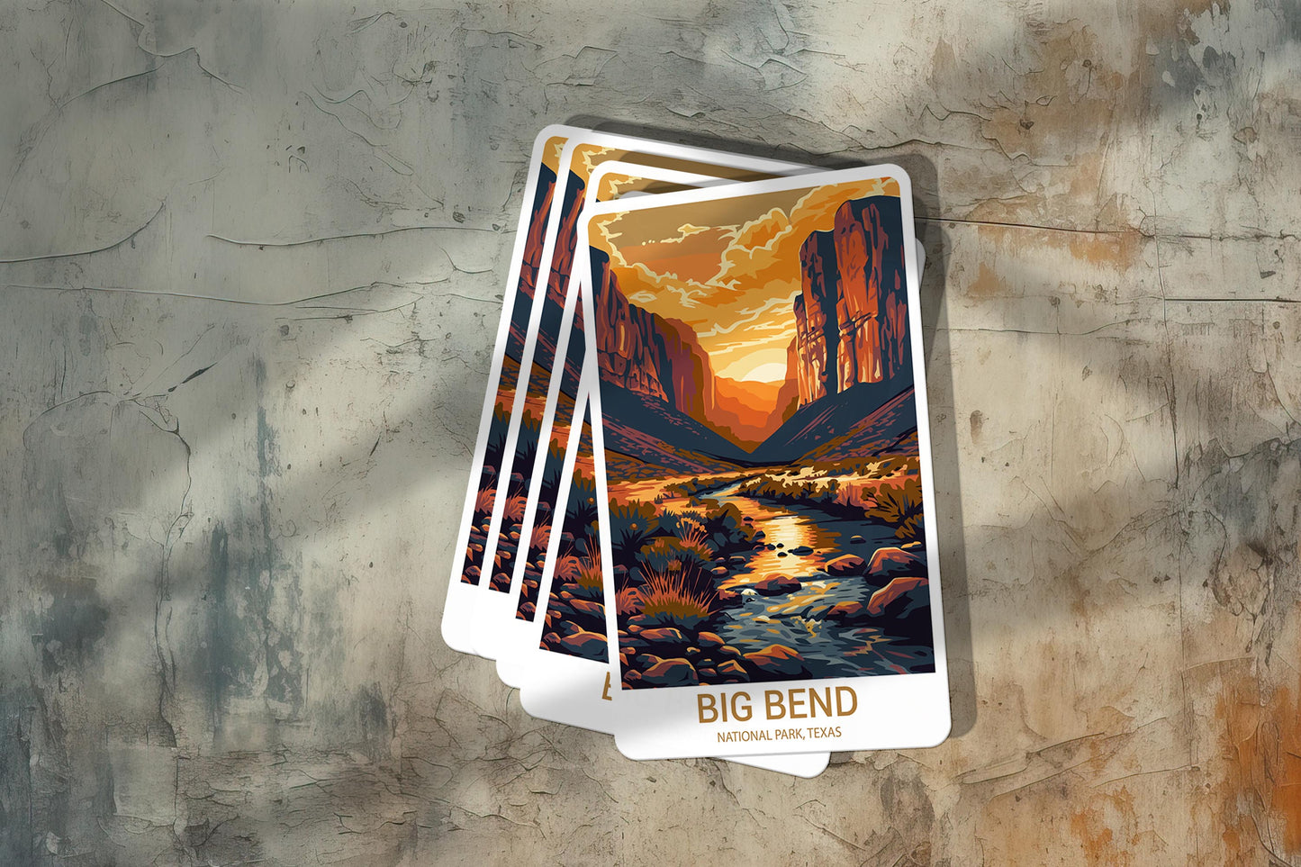 Big Bend National Park Sticker – Durable Vinyl Sticker
