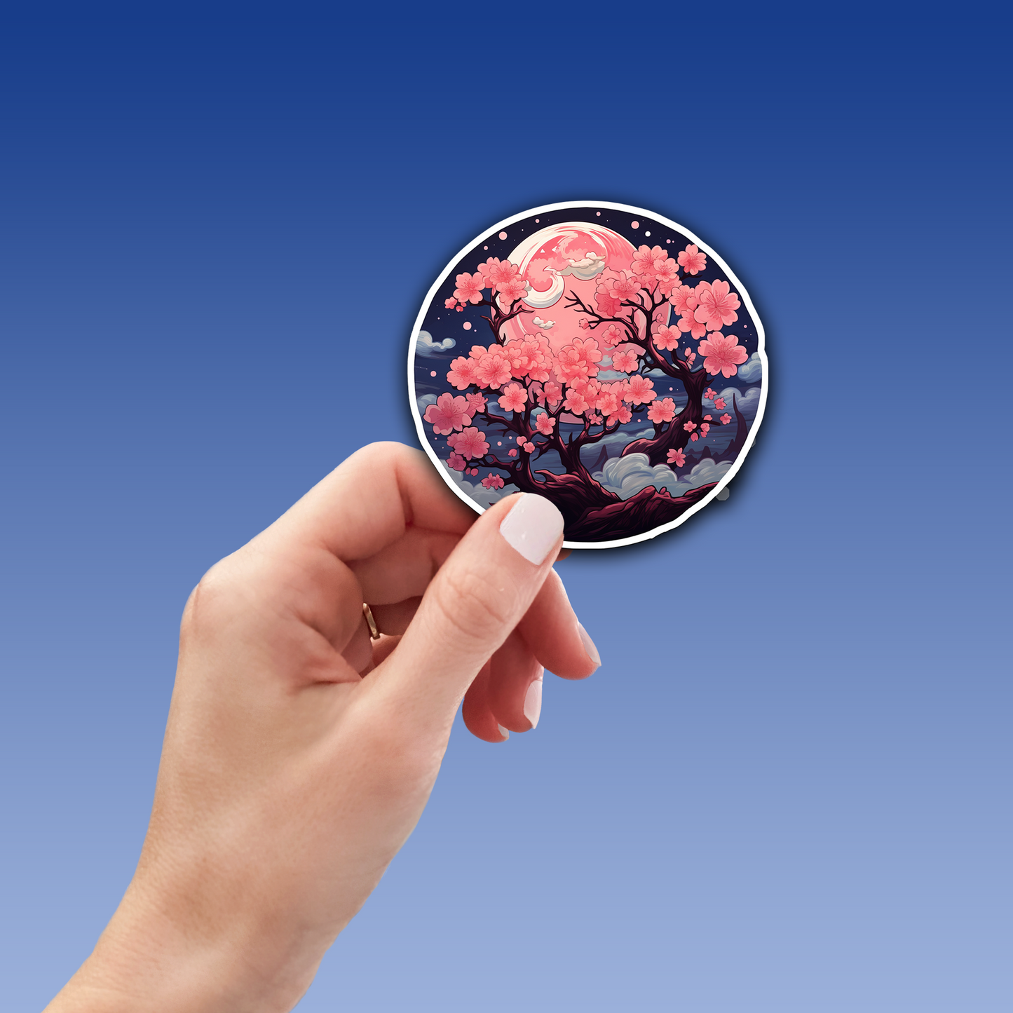 Cherry Blossom Vinyl Sticker - Embrace Nature's Beauty Anywhere You Go!