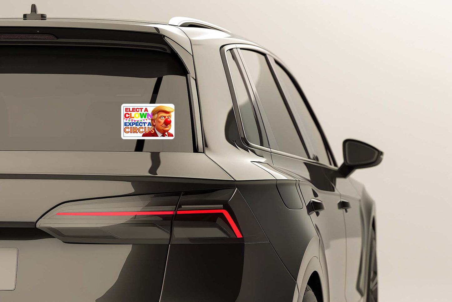 Elect a Clown, Expect a Circus – Vinyl Sticker 🎪🤡