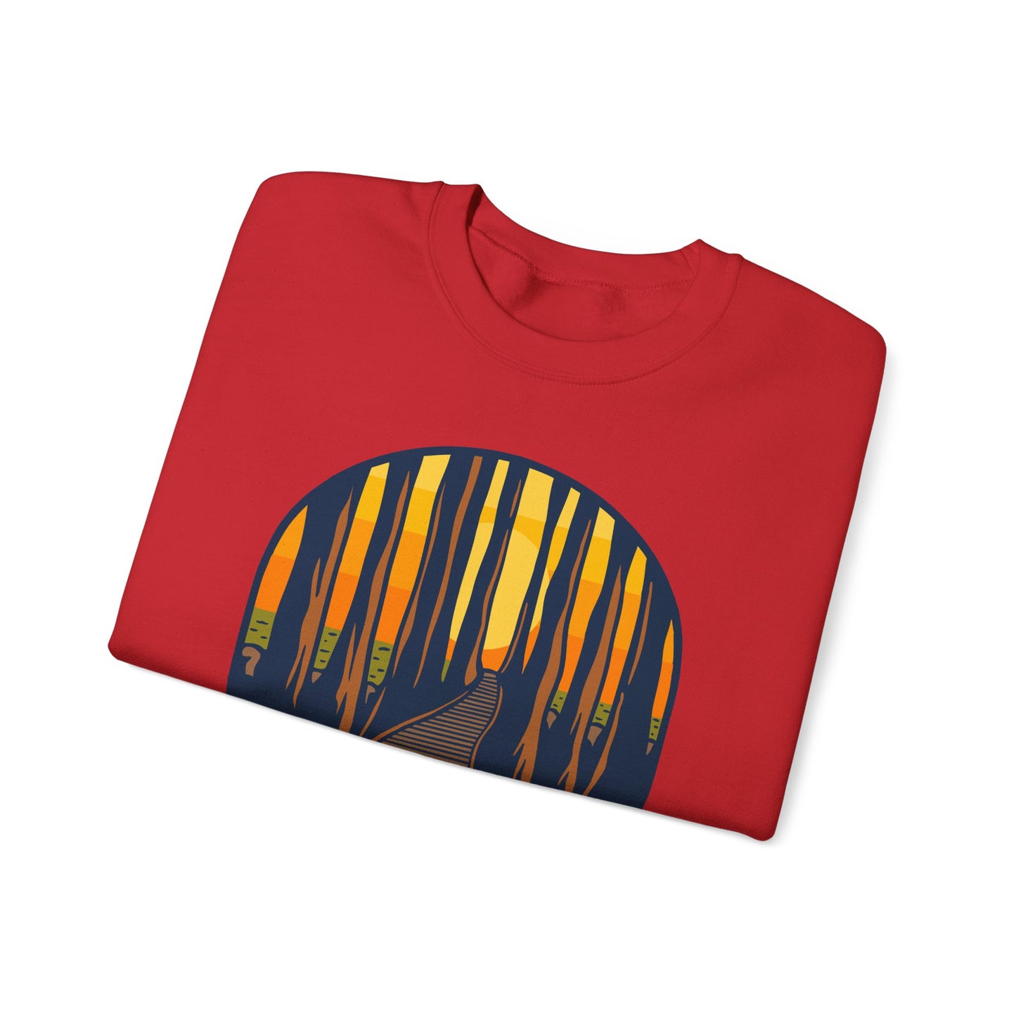 Congaree National Park boardwalk sweatshirt | Cypress forest sunset crewneck