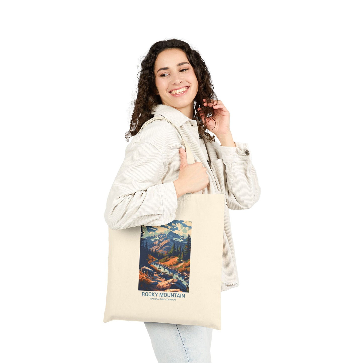 Rocky Mountain National Park Canvas Tote Bag