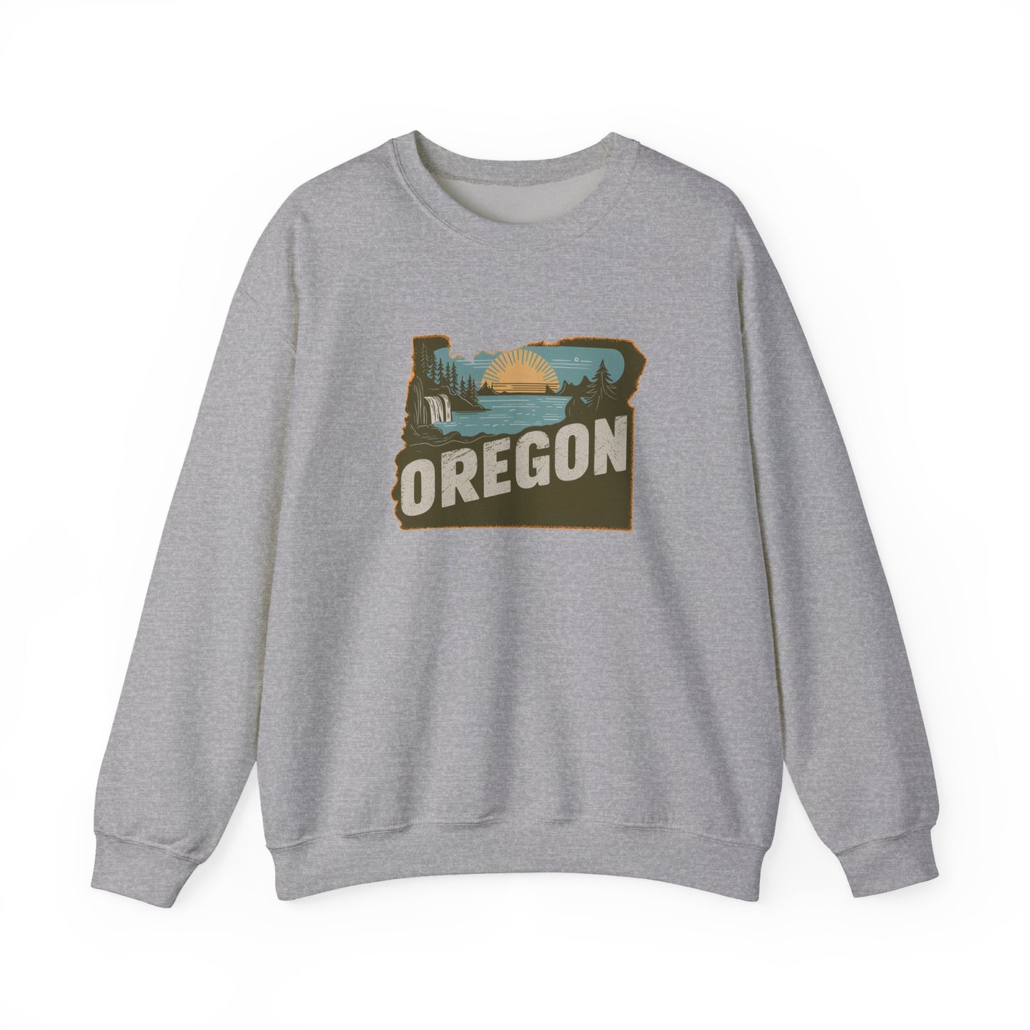 Oregon State Landscape sweatshirt | Retro Pacific Northwest Crewneck