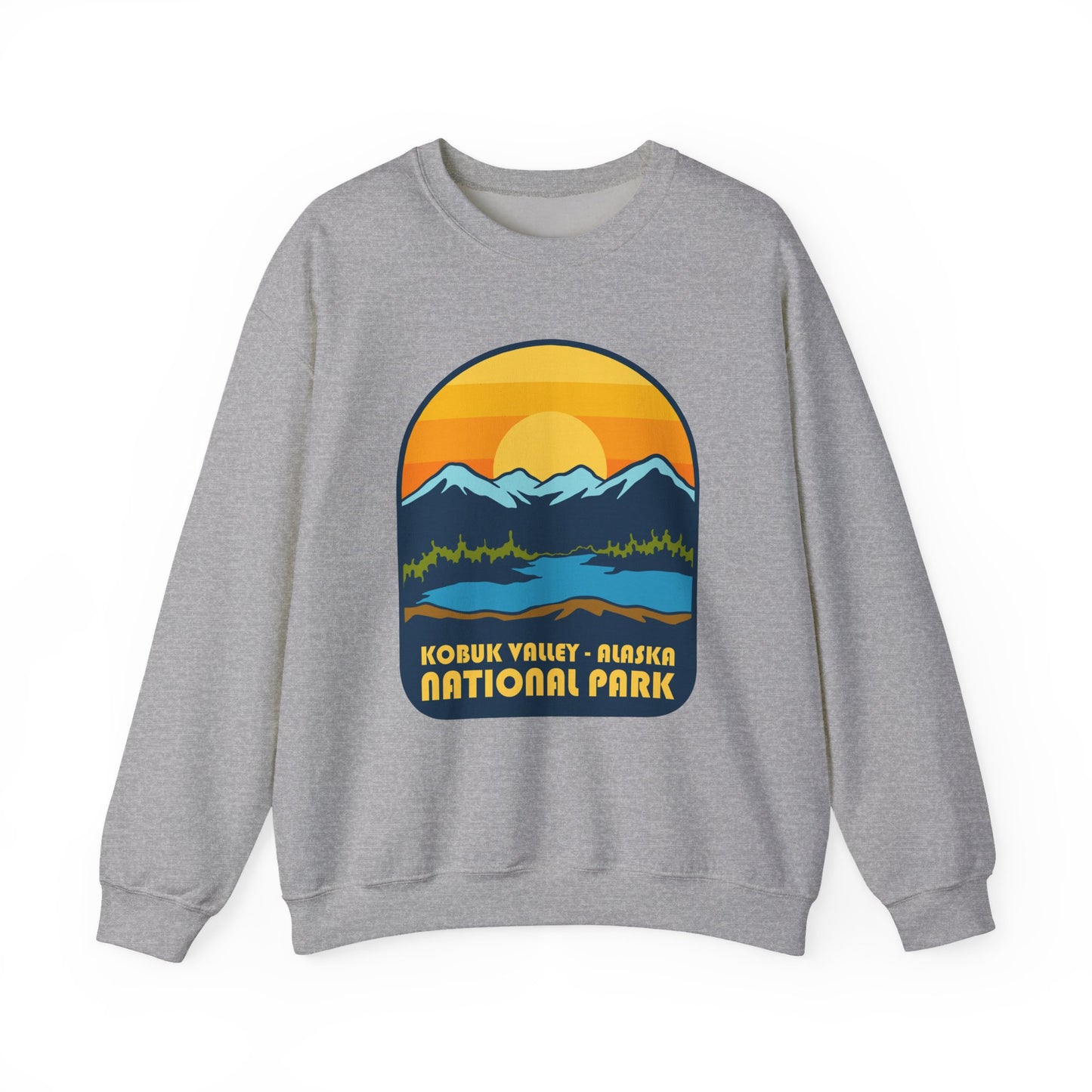 Kobuk Valley Alaska National Park sweatshirt | Mountain Sunset Crewneck